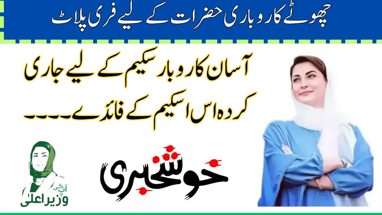 Asian Karobar Scheme: Maryam Nawaz Sharif to Give Free Plots for Small Business Man