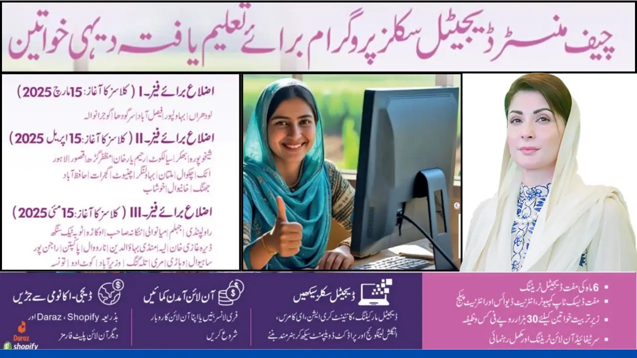 Cheif Minister Digital Skills Program for Educated Women