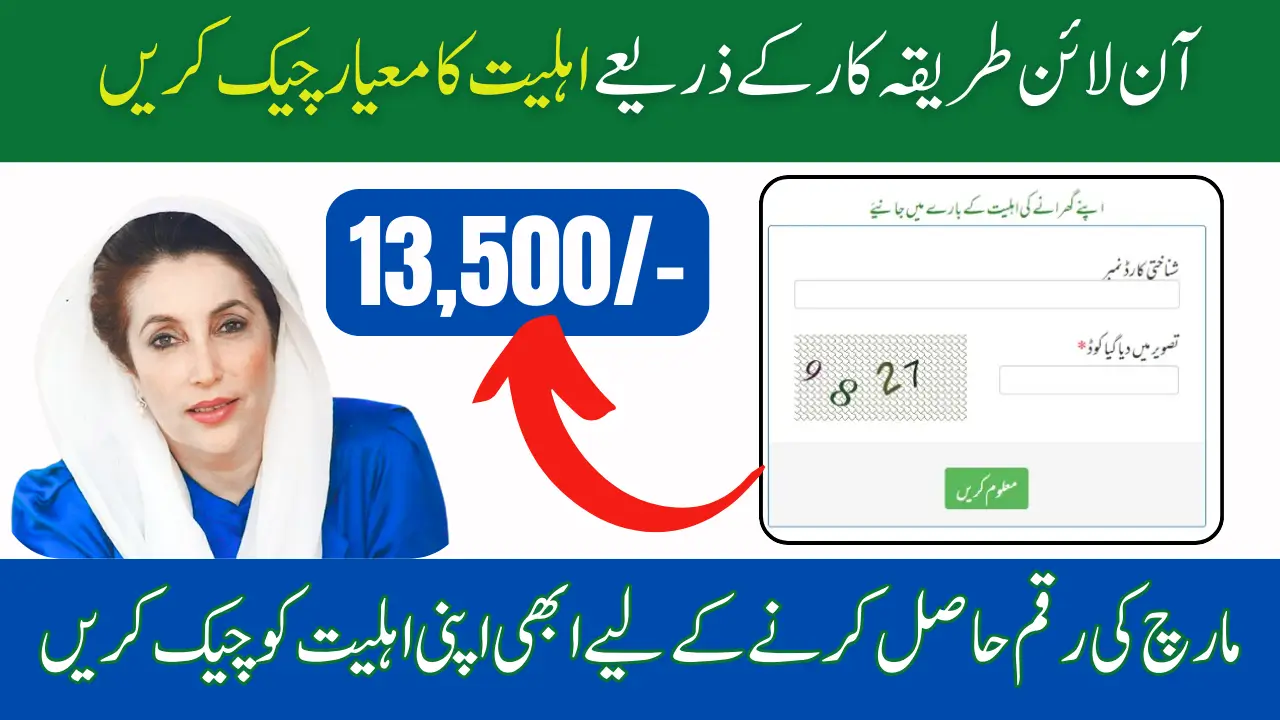 BISP March 2025 Payment: How to Check Eligibility Criteria Through Online Procedure
