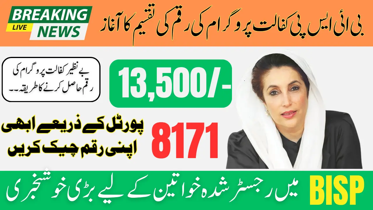 BISP 8171 March 2025 Payment Update How to Check 13500 Online Step-by-Step Guide