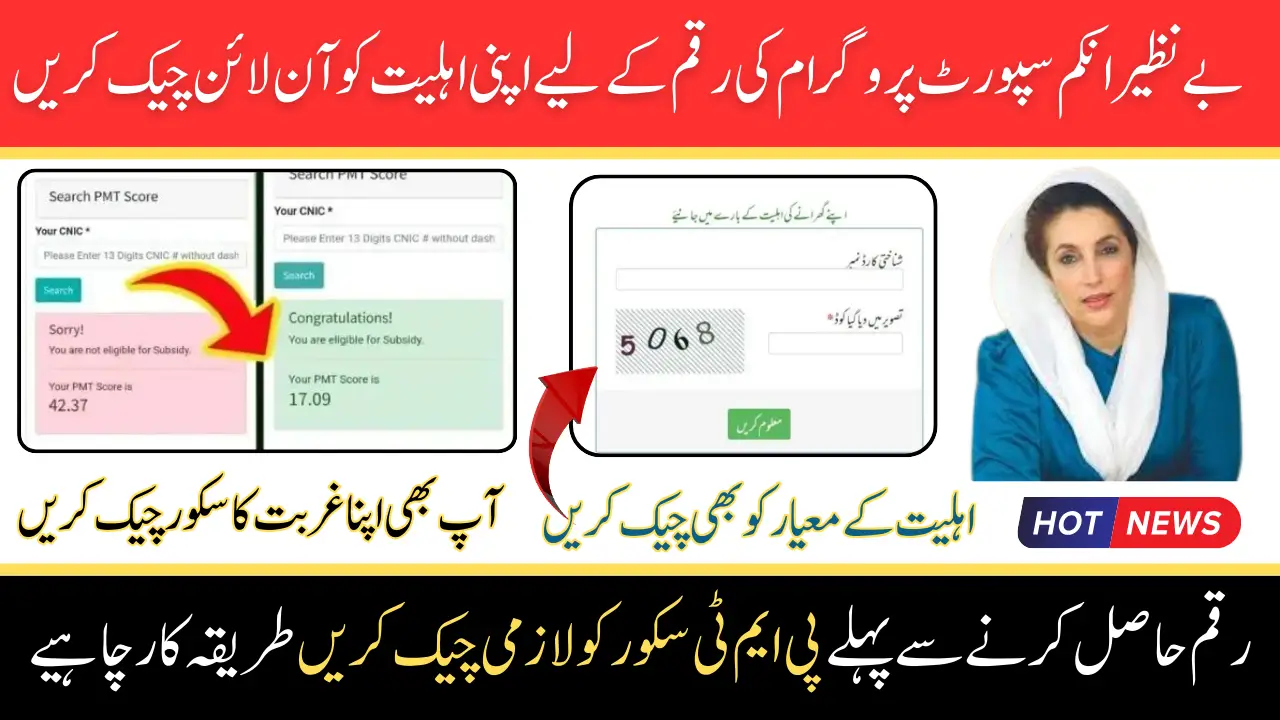 Benazir Kafaalat Program Eligibility Criteria Check 2025 Online Through CNIC