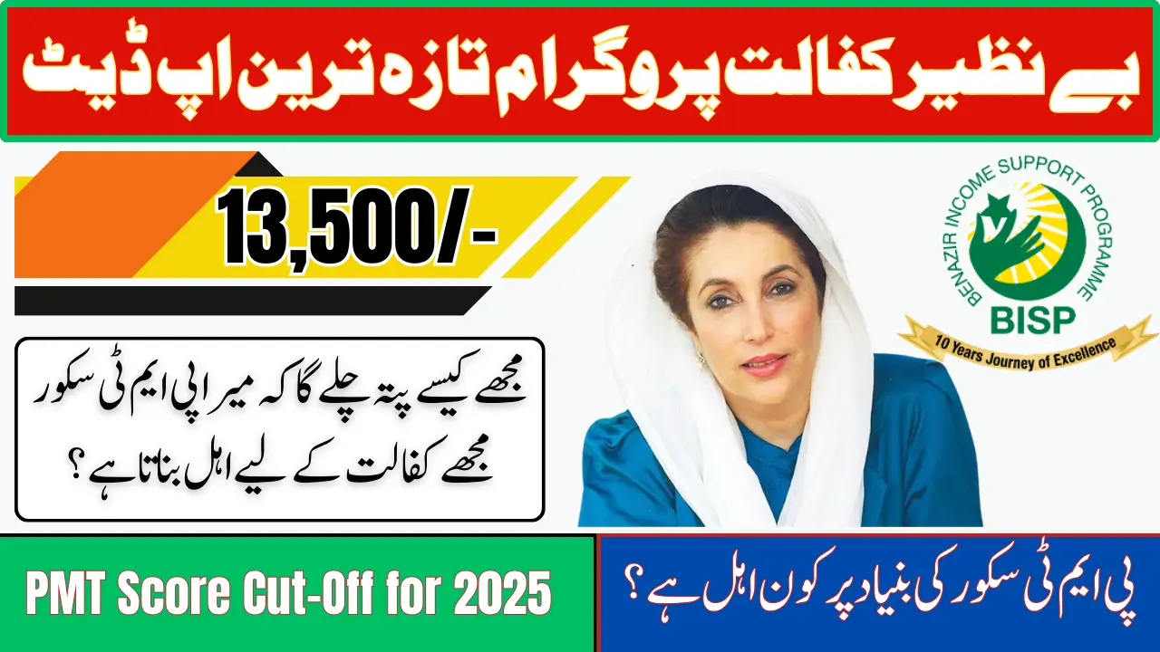 PMT Score Check Eligibility for Benazir Kafaalat Program Latest Update 2025