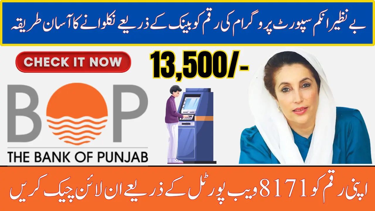 BOP BISP Cash Withdrawal Online Check Payment 13500 Complete Guide (April 2025)