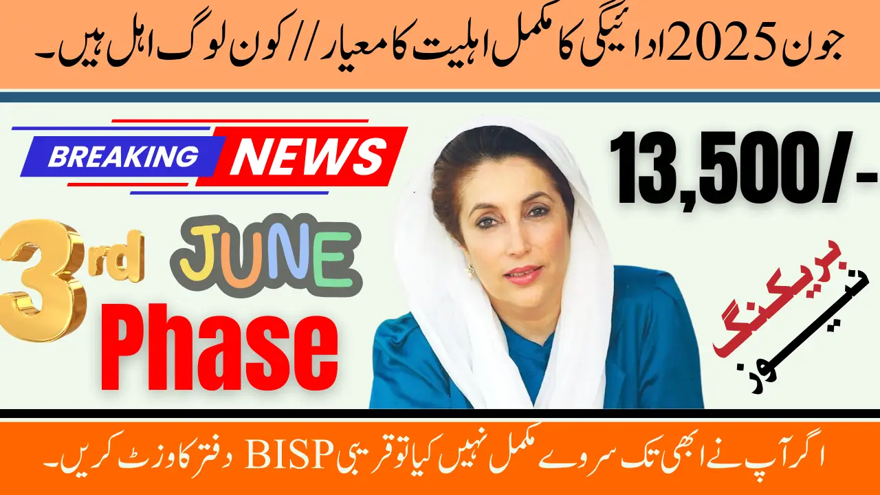 BISP 8171 June 2025 Payment Full Criteria Who People Is Eligible