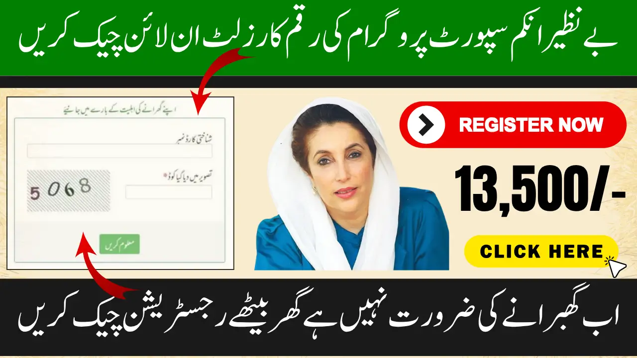 BISP 8171 Result Check Online by CNIC for June Payment 13,500