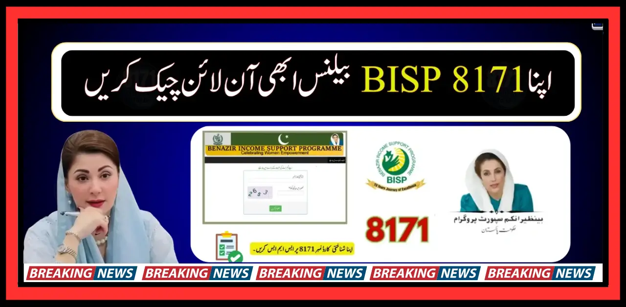 Check BISP 8171 Payment and Balance Status Online 2025 Complete Guide to Verify Your CNIC