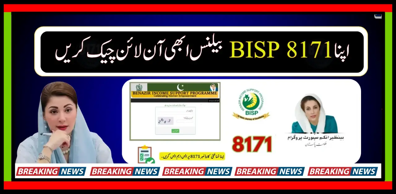 Check Your BISP 8171 Balance Online 2025 Easy CNIC Verification Process