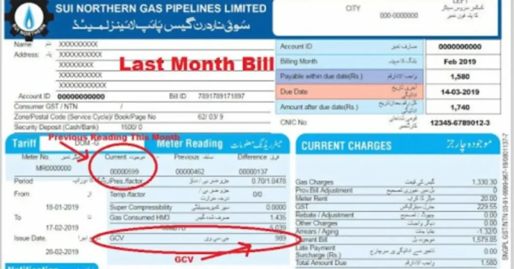 SNGPL Bill Calculation Formula – How to Calculate Gas Bill in Pakistan