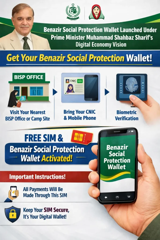 Benazir Social Protection Wallet Launched Under Prime Minister’s Digital Vision