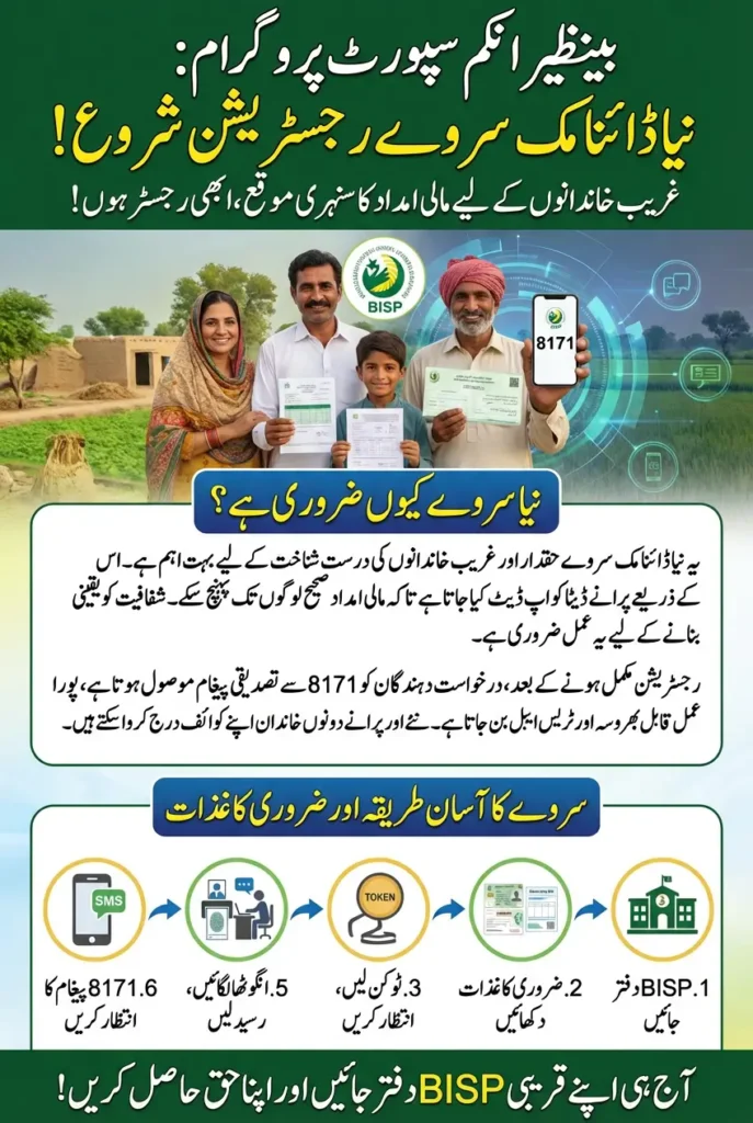 BISP 8171 Dynamic Survey Registration 2026 Guide With NADRA B-Form Requirements