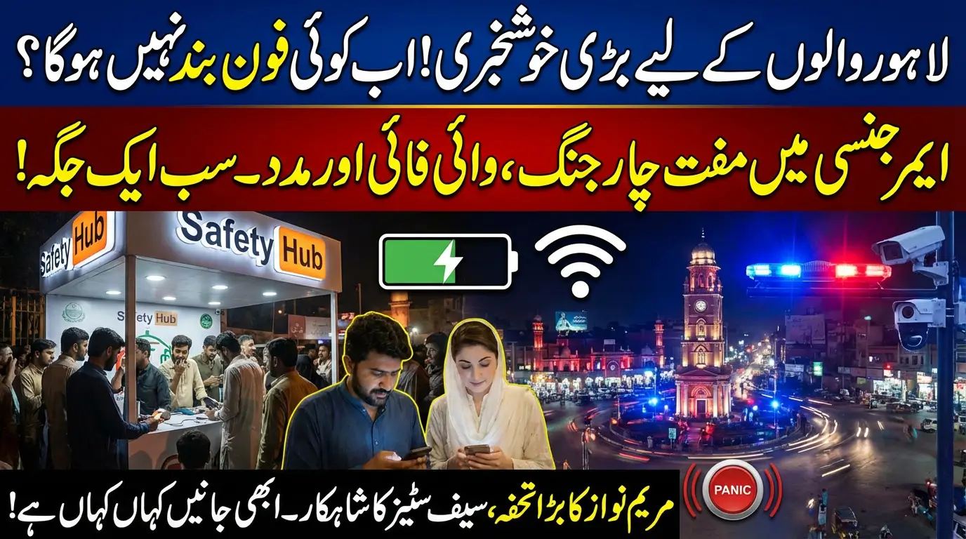 Emergency Free Mobile Phone Charging Service introduced in Lahore