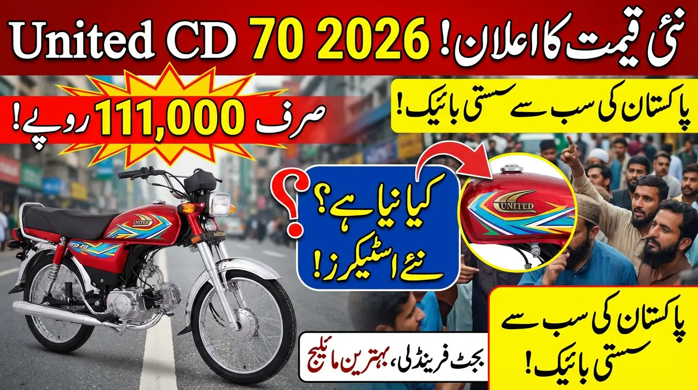 United CD 70 2026 Price Update New Rate Announced Without Mechanical Changes