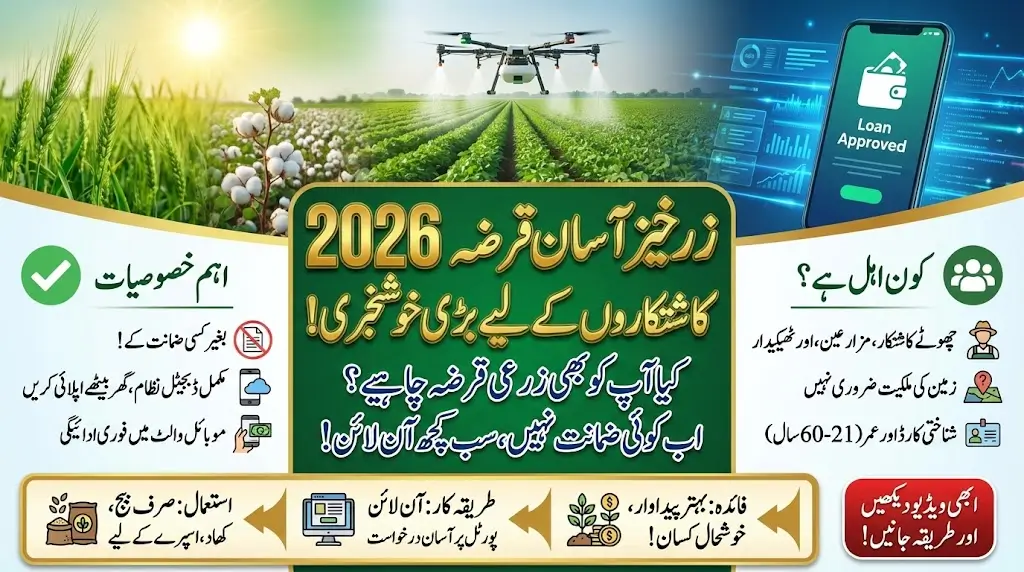 Zarkhez-e Asaan Digital Zarai Qarza 2026 Complete Online Application Guide for Collateral-Free Farming Loans